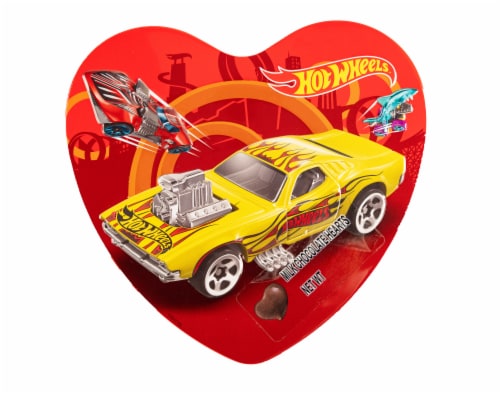 Galerie Valentine's Day Hot Wheels Chocolate Heart Tin Perspective: front