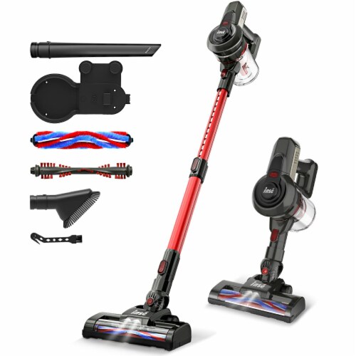 IRIS USA High Power Cordless Stick Vacuum Cleaner with Replaceable