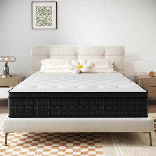 Chevni 12 Full Size Mattress In A Box Hybrid Spring Memory Foam Medium Firm Bed In A Box Full 12 Inch Pick n Save