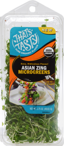 That's Tasty Organic Asian Zing Microgreens Perspective: front