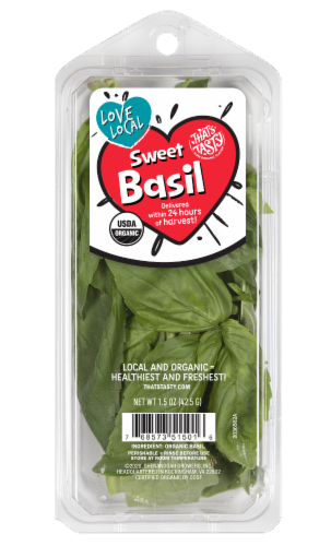 That's Tasty Organic Basil Perspective: front