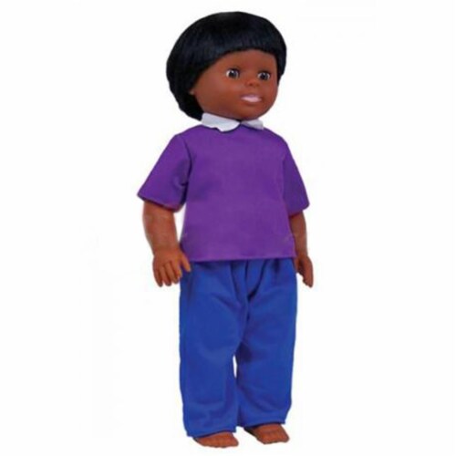 Get Ready 633 Get Ready Kids African American Boy Doll Perspective: front