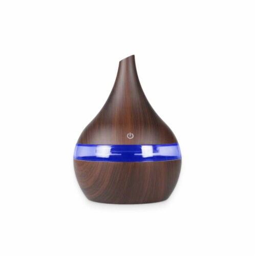 Mini Grain-Finish LED Humidifier Perspective: front