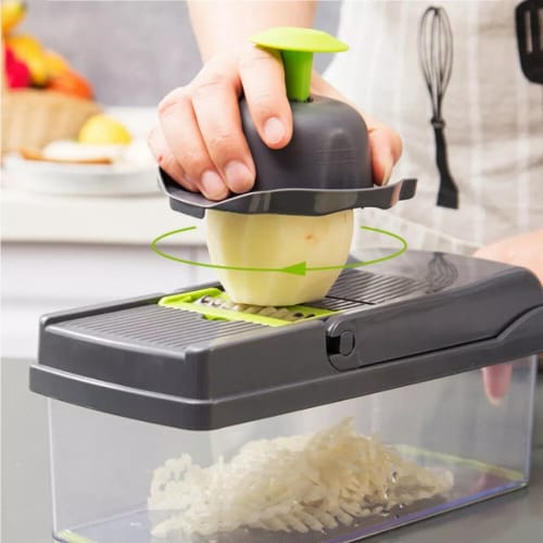 Mandoline Slicer Thickness Adjustable, FITNATE 9 in 1 Vegetable Chopper and  Slicer with 5 Rep, 1 unit - Food 4 Less