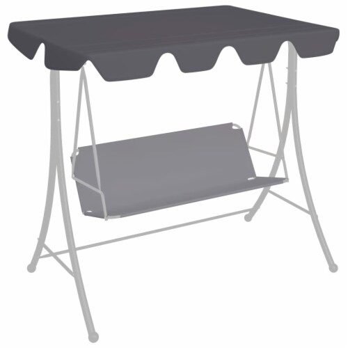 Replacement Canopy For Garden Swing Anthracite 1 unit Kroger