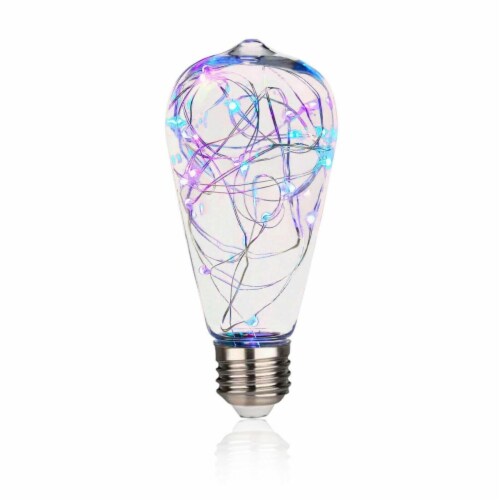 LED Globe Fairy Light Bulb G80 E26 Warm White Edison Screw Night