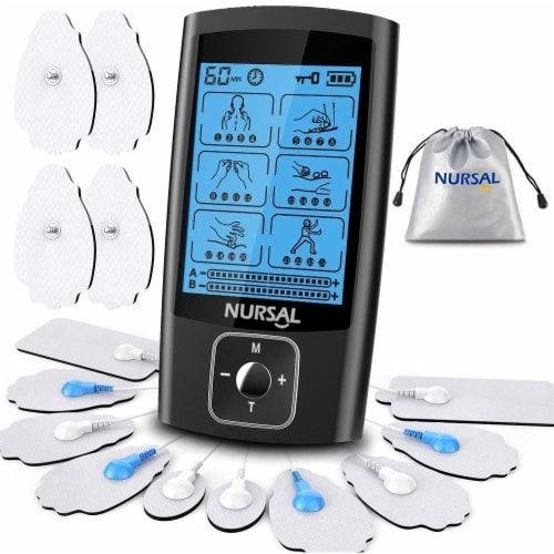 Dual Channel TENS Unit Muscle Stimulator for Pain Relief Therapy