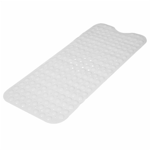 Bathroom Bathtub Non slip Bath Mat Milky White 1 unit City Market