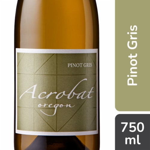 Acrobat Oregon Pinot Gris White Wine Perspective: front