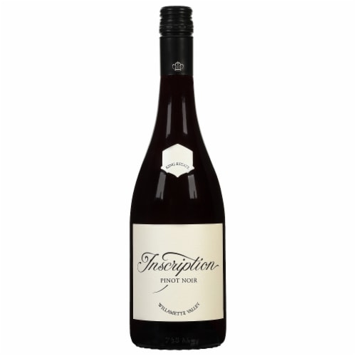 King Estate Inscription Pinot Noir Wine Perspective: front