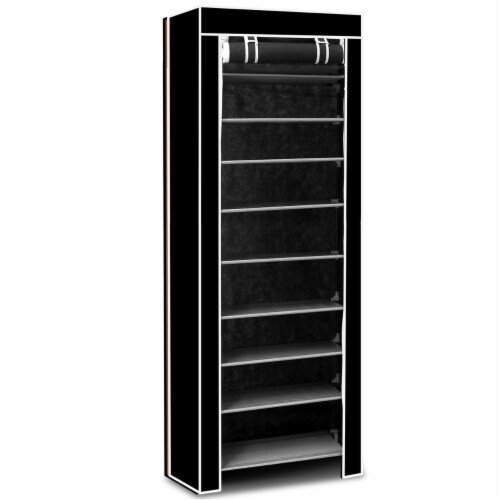 10 Tiers DIY Shoe Cabinet Dustproof Easy Assemble Tidy Shoe Rack Non-Woven  Fabric Holding 27, 1 unit - Kroger