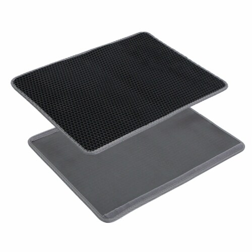 Cat Litter Mat EVA Honeycomb Double Layer Kitty Litter Trapping Carpet Urine-proof Scatter Perspective: front