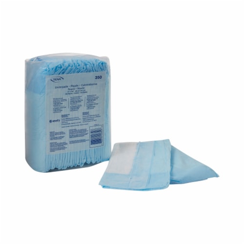 TENA Regular Disposable Underpad Fluff 17X24 350 25 pads, 17 X 24