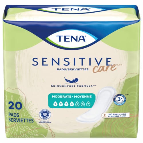 TENA® Intimates® Moderate Incontinence Pads Perspective: front