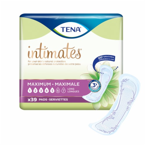 TENA® Intimates® Maximum Absorbency Long Incontinence Pads, 39 ct ...