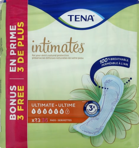 TENA® Intimates® Ultimate Absorbency Pads Perspective: front