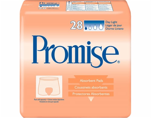 Promise Day Light Unisex Incontinence Liner 2-Piece 15  L 62550, 28 Ct Perspective: front