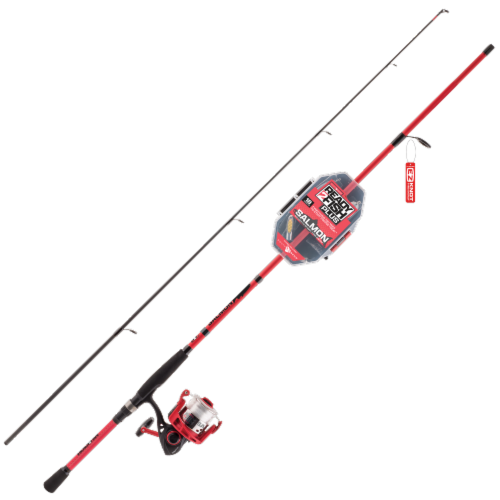 eady 2 Fish 7'6" MH Salmon Spin Combo Kit Perspective: front