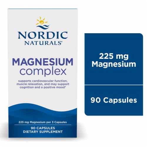 Nordic Naturals Magnesium Complex Dietary Supplement Perspective: front