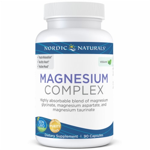Nordic Naturals Magnesium Complex Dietary Supplement Perspective: front