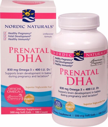 Nordic Naturals  Prenatal DHA Perspective: front