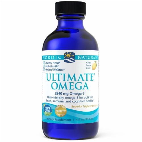 Nordic Naturals  Ultimate Omega™   Lemon Perspective: front
