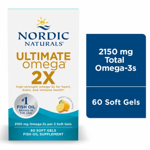 Nordic Naturals Ultimate Omega-3 Fish Oil Supplement Softgels