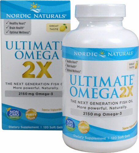 Nordic Naturals  Ultimate® Omega 2X   Lemon Perspective: front