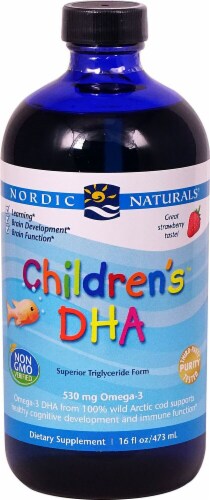 Nordic Naturals  Children's™ DHA   Strawberry Perspective: front