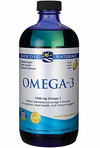 Nordic Naturals Omega-3 Lemon, 1560 mg - 16 fl oz - Fry's Food Stores