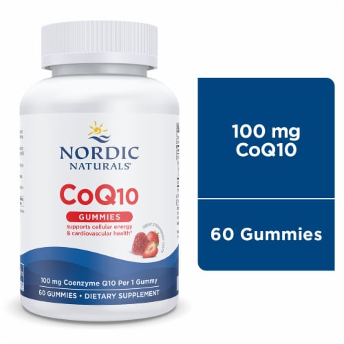 Nordic Naturals CoQ10 Gummies 100 mg Perspective: front