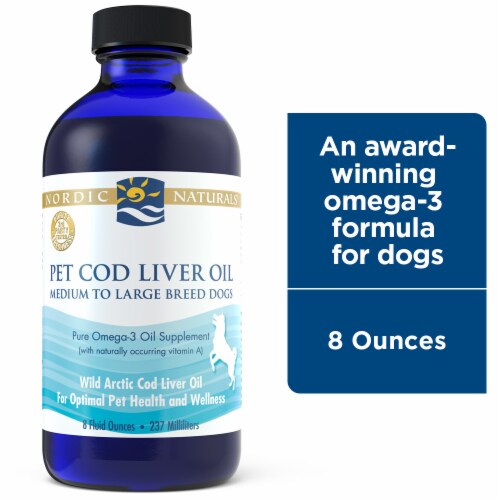 Nordic Naturals Pet Cod Liver Oil Perspective: front