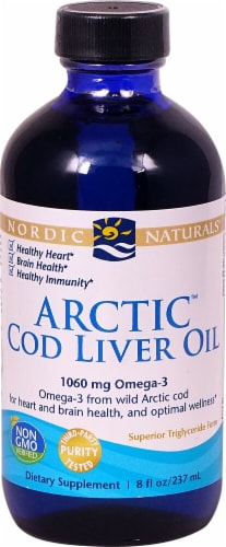 Nordic Naturals  Arctic Cod Liver Oil   Unflavored Perspective: front