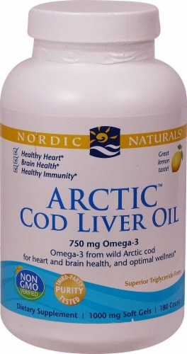 Nordic Naturals Arctic Cod Liver Oil Perspective: front