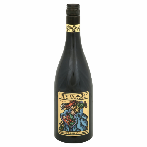 Bonny Doon Vineyard Syrah Le Pousseur Perspective: front