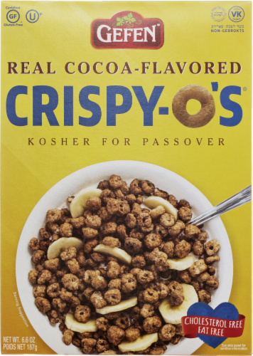 Gefen Crispy-O's Cocoa-Flavored Cereal Perspective: front