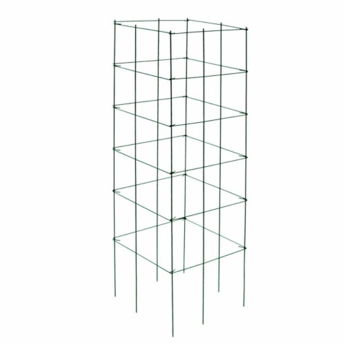 46 x 12 in. Black Steel Tomato Cage&#44; Pack of 25 Perspective: front