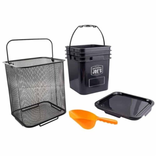 11 x 11 in. Plastic Pellet Bucket Kit - Pack of 4 Perspective: front