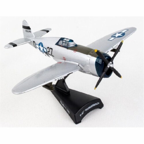 Republic P47 Thunderbolt Kansas Tornado II Postage Stamp Model Plane, 1 Kroger