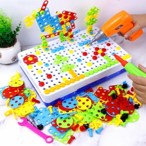 237 pieces electric diy drill educational set