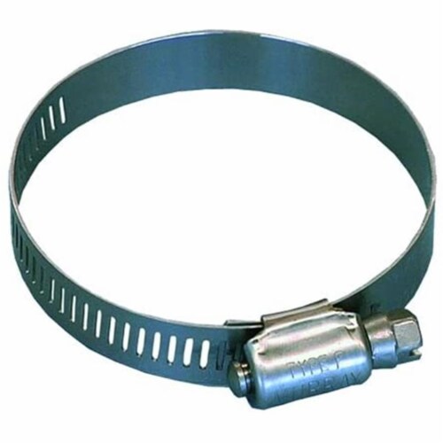 2 in. H24SS Stainless Steel Blister Clamp Fits Pipe Perspective: front