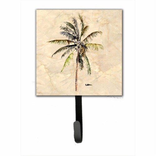 Tree - Palm Tree Leash Holder Or Key Hook Perspective: front
