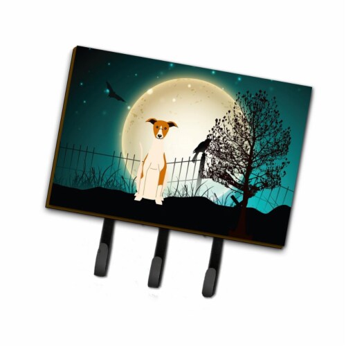 Halloween Scary Whippet Leash or Key Holder Perspective: front