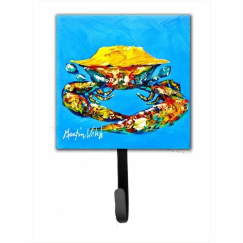 Crab Baby Blue Leash Or Key Holder Perspective: front