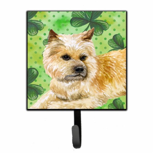 Cairn Terrier St Patricks Leash or Key Holder Perspective: front