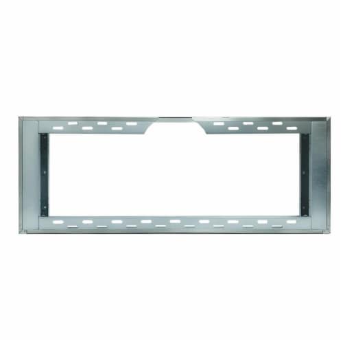 36 x 4 in. Vent Hood Spacer, Stainless Steel Perspective: front