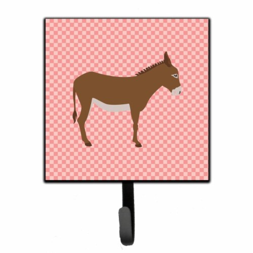 Cotentin Donkey Pink Check Leash or Key Holder, 1 - Kroger