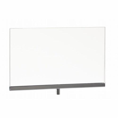 8 .5 H x 11 W in. Acrylic Sign Holder With 0.38 in. Fitting Perspective: front