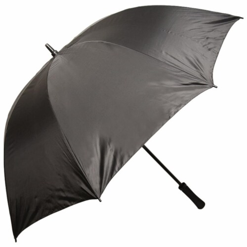 30 in. Golf Umbrella Black Perspective: front
