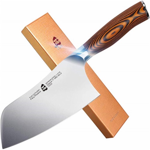 Cutlery Vegetable Meat Cleaver Knife - Chinese Chefs Knife Perspective: front